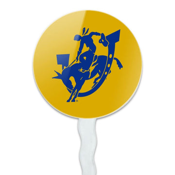 Southern Arkansas University Secondary Logo Cupcake Picks Toppers Decoration Set Of 6