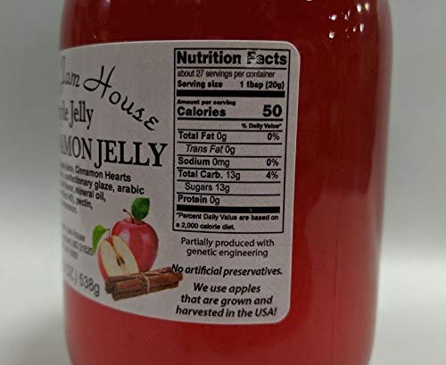 Homestyle Apple Cinnamon Jelly - One Pint - Grandma'S Jam House