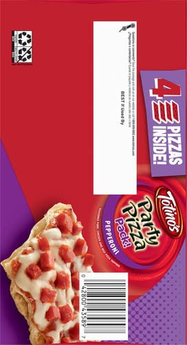 TotinoS Party Pizza, Pepperoni, Frozen Snacks, 4 Ct, 40.8 Oz