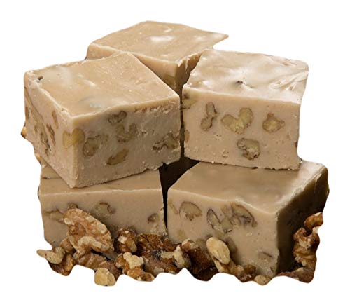 Betsy'S Fancy Fudge Variety Box, 1/4 Lb Each Individually Wrapped Squares Of Chocolate, Chocolate Walnut, Peanut Butter, Maple W