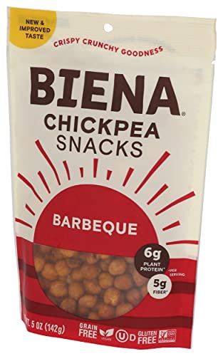 Biena Llc, Chickpea Snks, Bbq - Pack Of 8