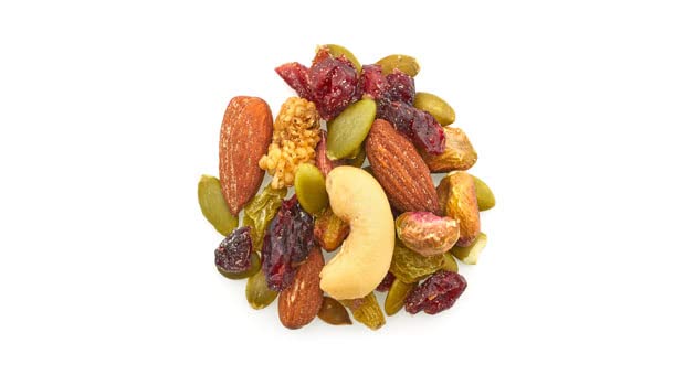 Yupik Nature Trail Mix, 2.2 lbs, with Raisins, Almonds, Pumpkin Seeds, Cranberries, Cashews, Walnuts, Mulberries, Pistachios,Bro