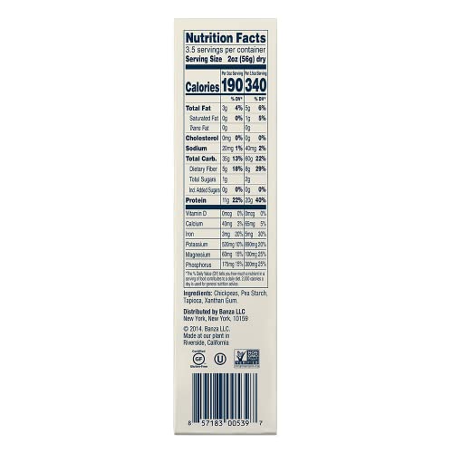 Banza Wheels Pasta - Gluten Free, High Protein, And Lower Carb Pasta, 8Oz