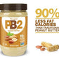 PB2 Original Powdered Peanut Butter - 16 oz Jar, 6g of Protein, 90% Less Fat, Certified Gluten Free, Only 60 Calories per Servin