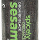 Spicely Organic Sesame Seeds Black Whole 2.00 Ounce Jar Certified Gluten Free