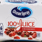 Ocean Spray 100% Juice Cranberry Juice Blend, 10 Fl Oz, 6 Count (Pack of 1)