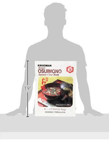 Kikkoman Instant Japanese Clear Broth, Osuimono, 0.33 Ounce
