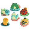 Spring Critters - Duck, Snail, Caterpillar, Ladybug, Bee Edible Sugar Cake Toppers, 12 Count