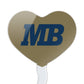 GRAPHICS & MORE Cupcake Picks Set of 6 - Acrylic Heart Decoration - California State University Monterey Bay - One Size