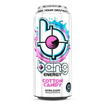 WESTERNMBY Bang Energy Drink, Cotton Candy Flavor, 16 Fl Oz Cans, 12 Pack