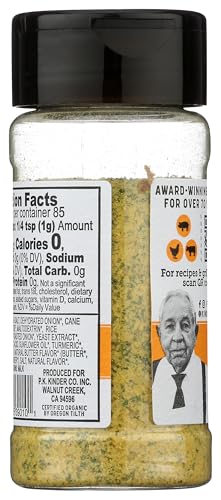 Kinders Organic Caramelized Onion Butter Seasoning, 3 Oz
