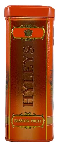 Hyleys English Aristocratic Passion Fruit Loose Leaf Black Tea In Gift Tin - 3.5 Oz (100G)