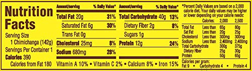 Jose Ole Chimichanga, Beef & Cheese, 5 Oz