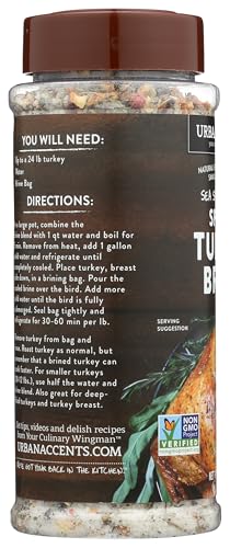 Spiced Turkey Brine Blend - Turkey Brining Spices - Urban Accents,12-Ounce