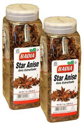 Badia Star Anise. 7 Oz . Large Container. Pack Of 2
