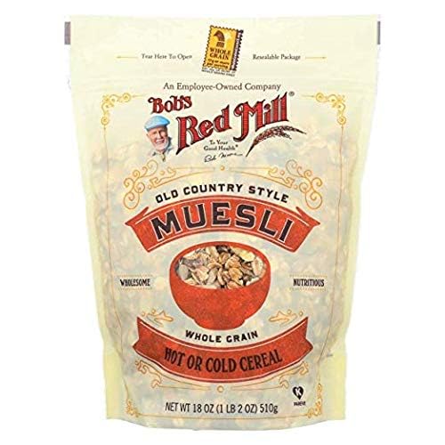 Bobs Red Mill Cereal Muesli, 18 Ounce (Pack of 4)