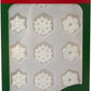 Oasis Supply Christmas Edible Cake Decorations - 60 Pieces Royal Icing Candy Toppers - Assorted Designs