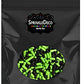 Sprinkle Deco Cake Pop Decorations, Semi-Sweet Edible Confetti Sprinkles, 6oz Bag, Lime Green and Black