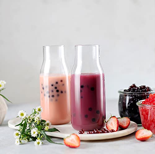 Brexonic Boba Pearls Popping Bursting Boba, Tapioca Pearls For Bubble Tea (Strawberry , 2 Lb 1 Pack)