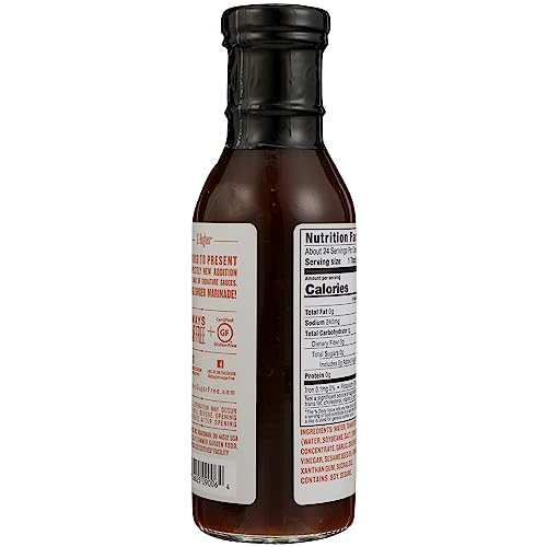 G Hughes Sugar Free Orange Ginger Teriyaki Sauce, No High Fructose Corn Syrup, No Preservatives, Gluten Free, 13 Ounce (Pack Of