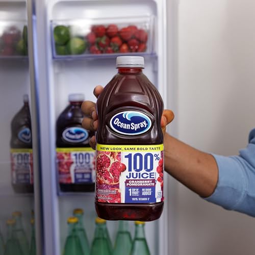 Ocean Spray 100% Juice Cranberry Pomegranate Juice Blend  64 Fl Oz Bottle