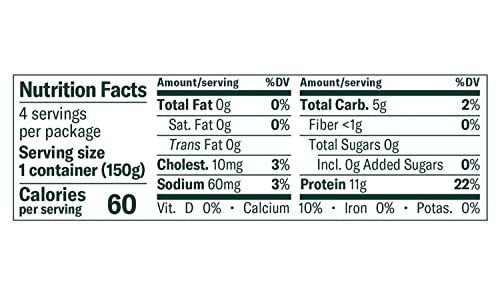 Chobani Zero Sugar Vanilla 5.3oz 4-Pack