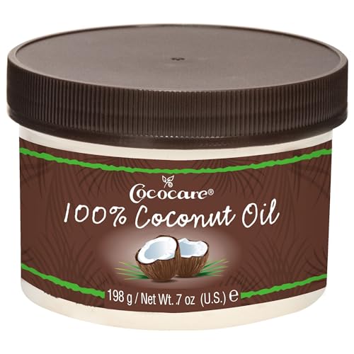 Cococare 100% Coconut Oil 7 Oz - Coconut Oil for Skin and Hair