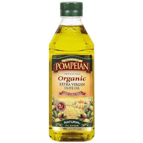 Pompeian Extra Virgin Olive Oil 16oz Bottle (Pack of 3) Select Style Below (Organic - Natural Flavor)3