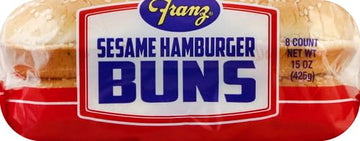 Franz Cluster Sesame Hamburger Buns, 15 oz