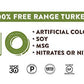 Nicks Sticks Clean & Balanced Free Range Turkey Snack Sticks | Made in the USA | Gluten Free | Paleo, Keto, Whole30 Approved |