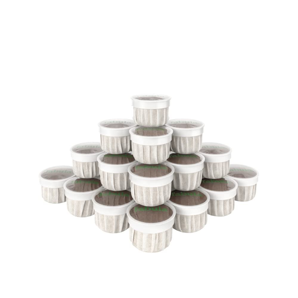 Fabula Coffee USDA Organic Coffee Pods for Keurig  Keurig 2 Machines  Medium Roast  Low Acid Coffee K-Cups  24 Ct  Single Origin - Mold Free - Fair Trade - Non-GMO Kcups  Compostable  Biodegradable