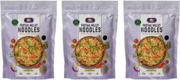 Orgabliss Foxtail Millet Noodles | Delighfult Taste | Ready to Eat | Easy & Quick to Cook Instant Noodles Vegetarian (2 x 175 g)