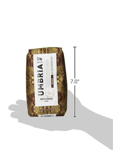 CAFFÈ UMBRIA Whole Bean Coffee, Arco Etrusco Blend Dark Roast, 12 oz Bag