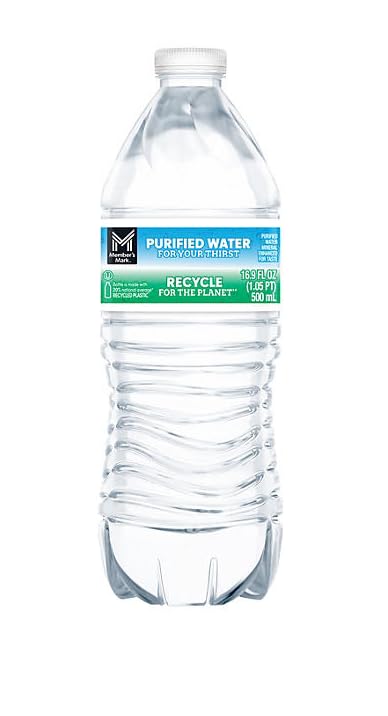 Member'S Mark Purified Bottled Water (Pack Of 40) 16.9 Fl Oz, 760.5 Fluid Ounce