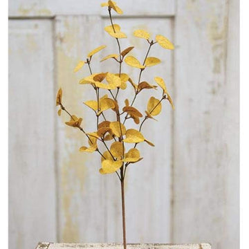 Penny Leaf Pick Mustard 18''