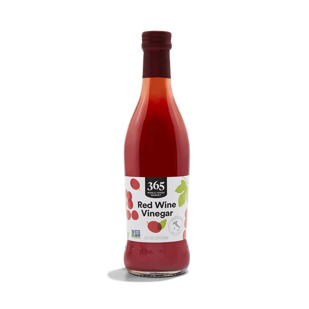 365 by Whole Foods Market Red Wine Vinegar, 16.9 Fl Oz, Pack of 1