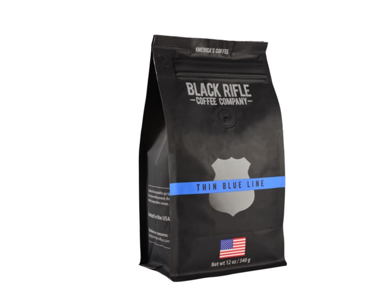 Black Rifle Coffee Medium Roast Whole Bean Coffee, 12 Ounce Bag, Model 30-011-12W