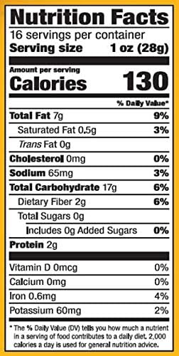 Garden of Eatin Corn Tortilla Chips, Yellow Chips, 1 lb bag (Pack of 12)