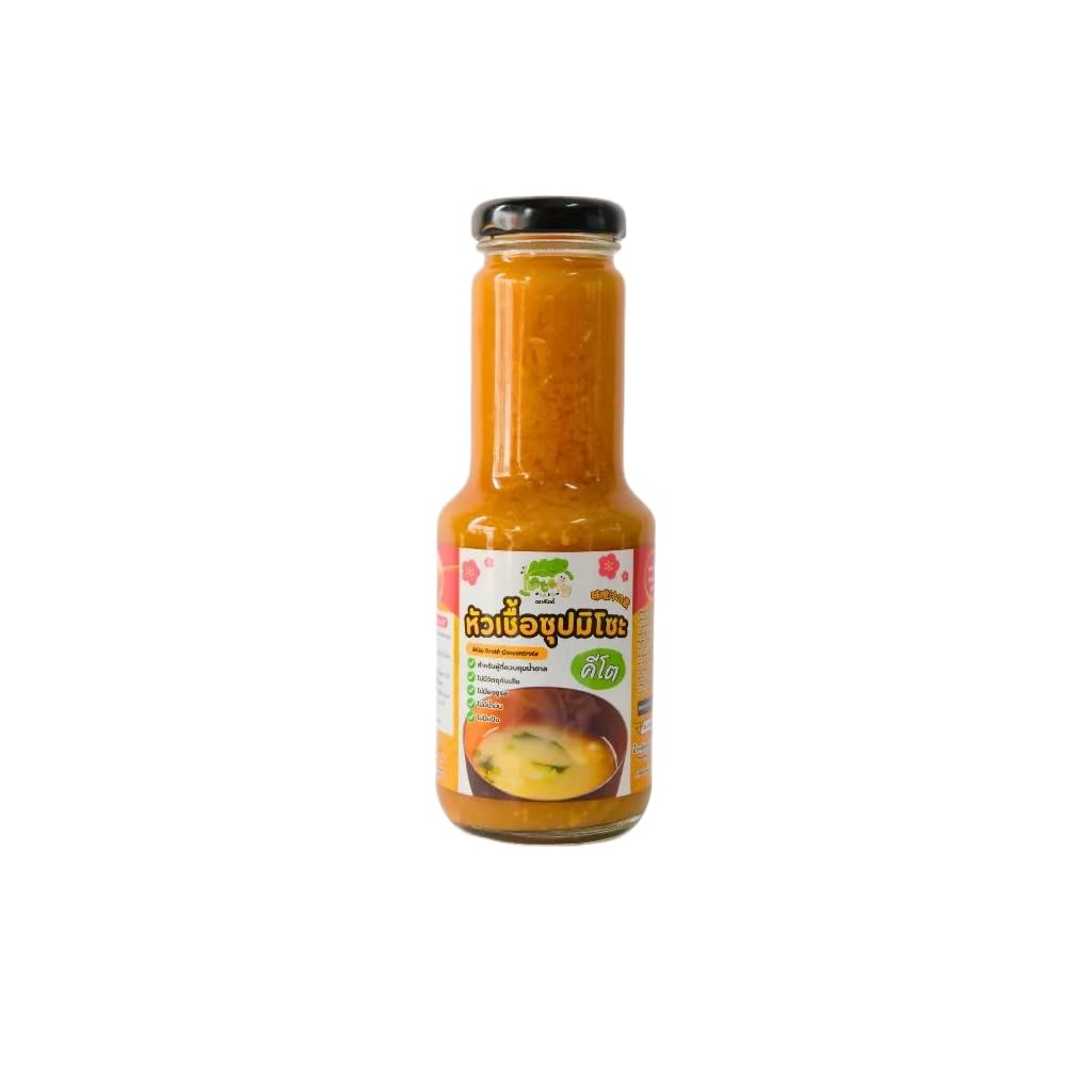 ??????? Japanese Style Miso Broth Concentrate, Keto Friendly Soup Base for Shabu-Shabu and Ramen 280g