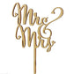 Mr And Mrs Cake Toppers, Kootips Wooden Wedding Cake Topper Party Cake Decoration (Mr And Mrs Cake Topper A)