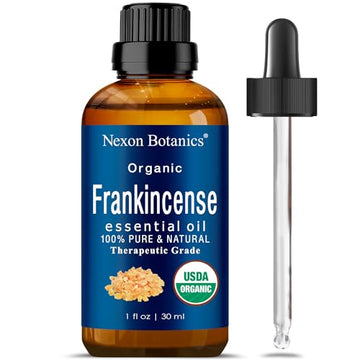 Organic Frankincense Essential Oil 30 Ml - Boswellia Serrata - Natural, Pure Frankincense Oil For Diffuser, Aromatherapy - Thera