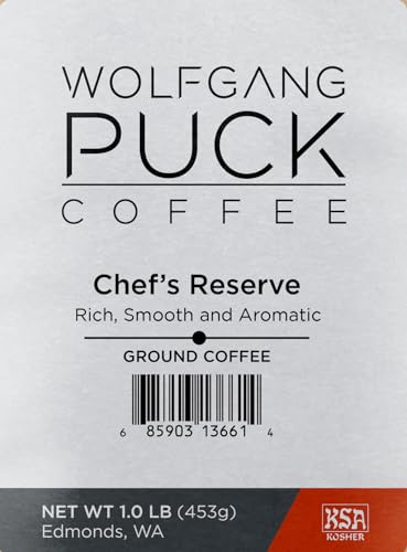 Wolfgang Puck Coffee, Chefs Reserve, Ground, 1 lb. bag (Pack of 1)