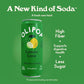 OLIPOP Prebiotic Soda Pop  Lemon Lime  Pantry Pack Packed with Prebiotics  Fiber  and Botanicals  Gluten Free  Vegan  GMO Free  12oz Skinny (12-Cans)