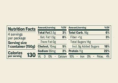 Chobani Low-Fat Greek Yogurt Strawberry Banana on the Bottom 5.3oz 4-pack