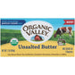 Organic Valley Butter (Unsalted) - Organic, Pasture Raised, Non GMO - 4 Sticks - 16 oz
