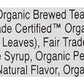 Eat The Change Just Ice Tea Organic Peach Oolong Tea, Kosher, 16 Fluid Ounces (Pack Of 12)