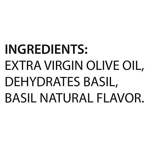 Mantova GrandAroma Basil Flavored Extra Virgin Olive Oil, 8.5 Fl. oz. (Pack of 1)