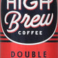 High Brew Coffee Cold-Brew Double Espresso, 8 Oz