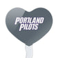 GRAPHICS & MORE Cupcake Picks Set of 6, Heart Decoration, One Size, Acrylic, University of Portland
