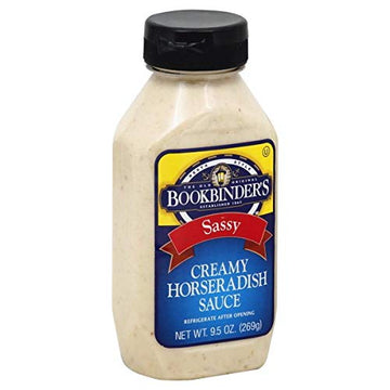 Bookbinder's Creamy Horseradish Sauce Sassy, 9.5 OZ (1 bottle)